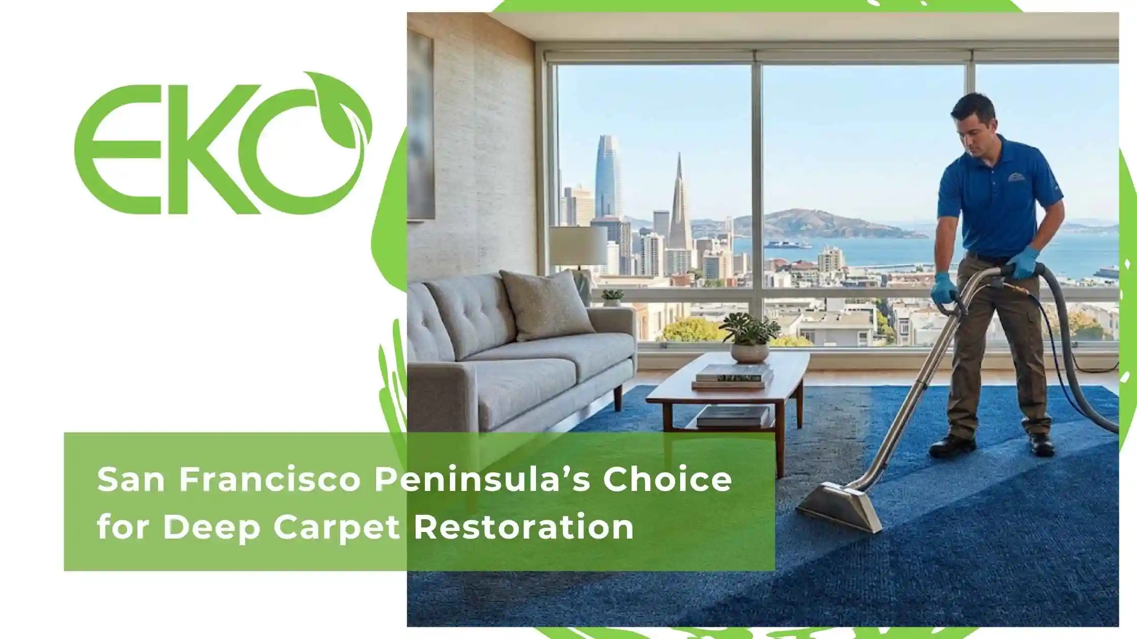 San Francisco Peninsula’s Choice for Deep Carpet Restoration